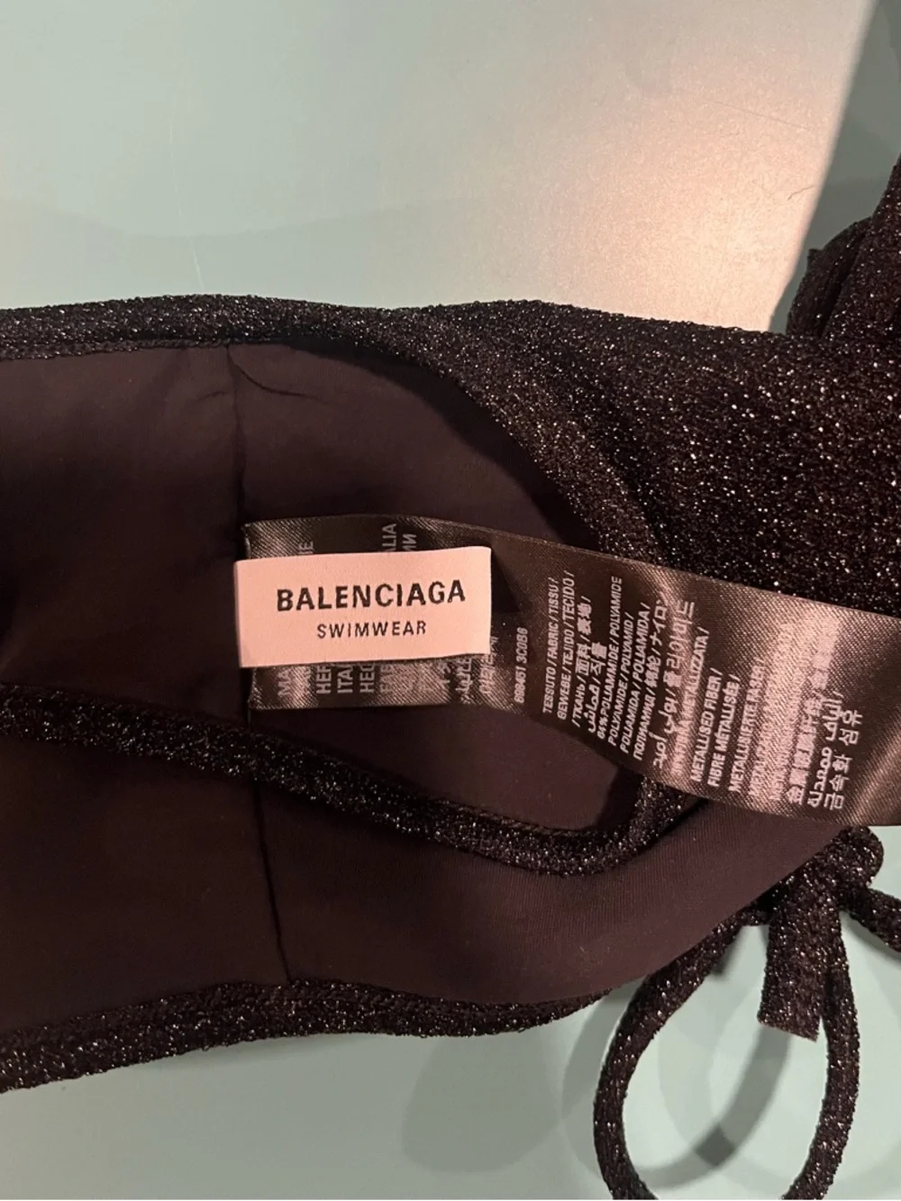 NWT Balenciaga Minimal Bikini Set -L